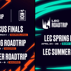 LEC Roadtrips 2026: Five Arena Events Confirmed for Spain and France